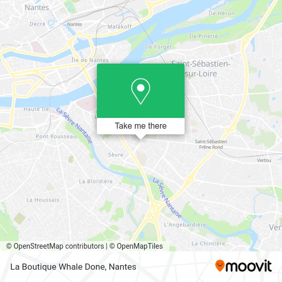 La Boutique Whale Done map