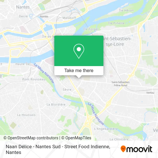 Naan Délice - Nantes Sud - Street Food Indienne map