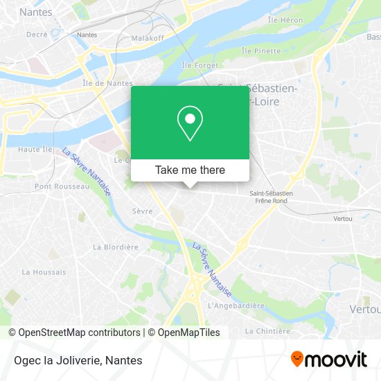 Ogec la Joliverie map