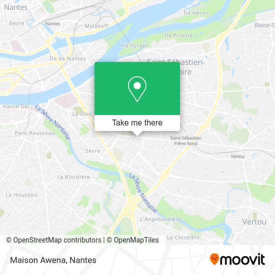 Maison Awena map