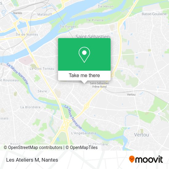 Les Ateliers M map