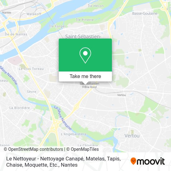 Le Nettoyeur - Nettoyage Canapé, Matelas, Tapis, Chaise, Moquette, Etc. map