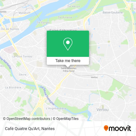 Café Quatre Qu'Art map