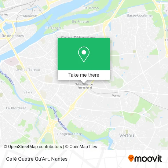 Café Quatre Qu'Art map