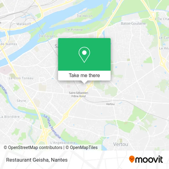 Restaurant Geisha map