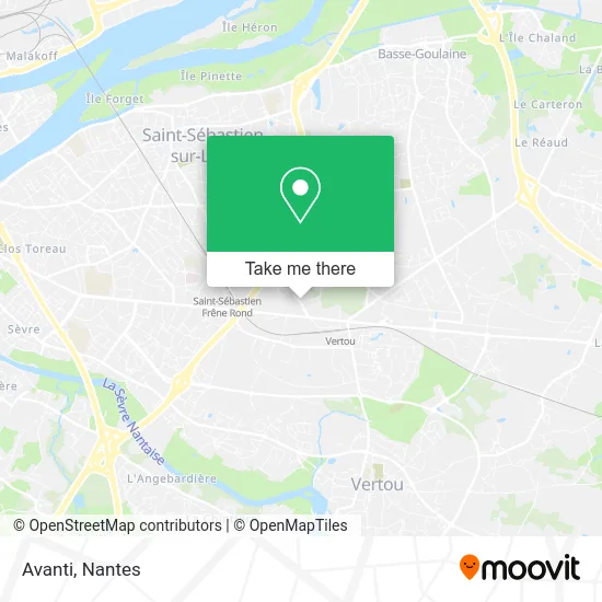 Mapa Avanti