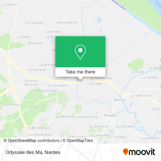 Odyssée des Ma map