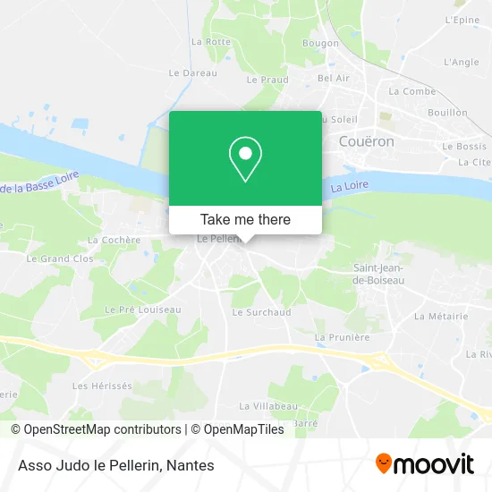 Mapa Asso Judo le Pellerin