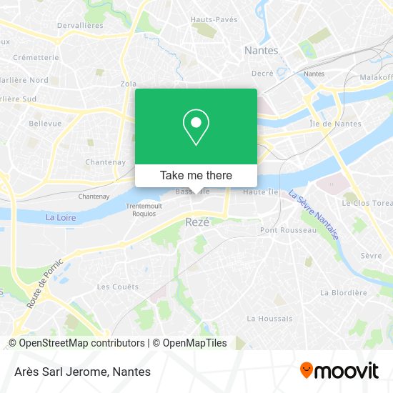 Arès Sarl Jerome map
