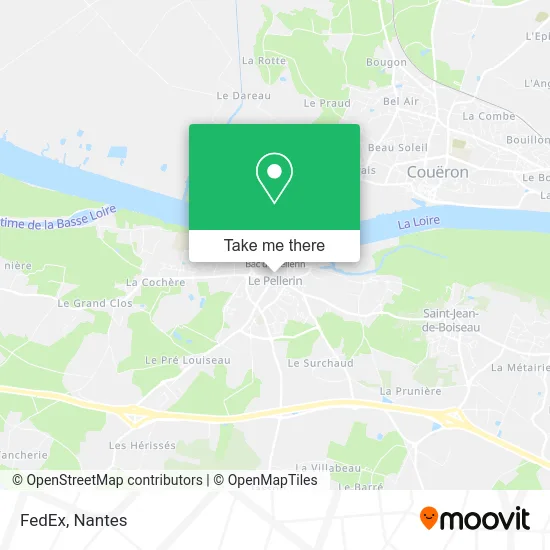 FedEx map