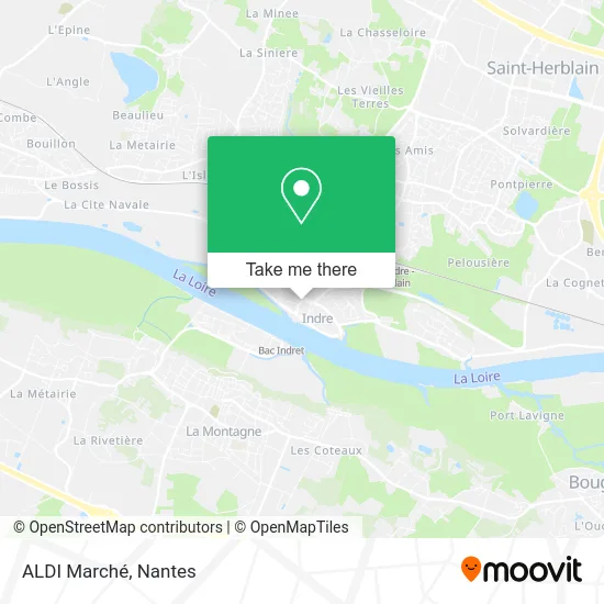 Mapa ALDI Marché