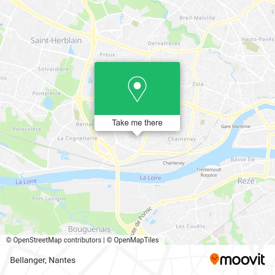 Mapa Bellanger