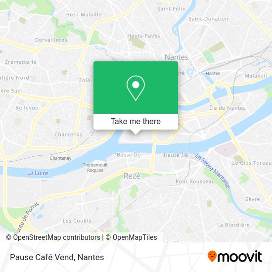Pause Café Vend map