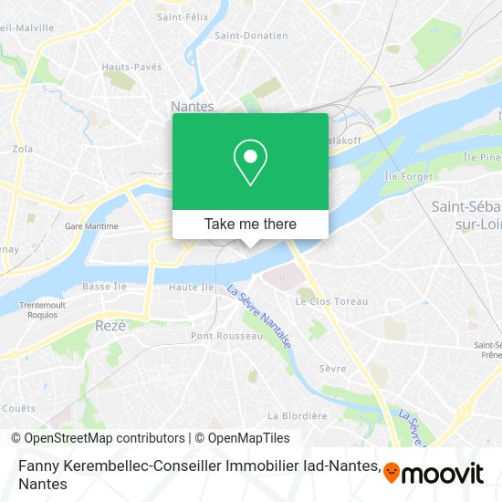 Fanny Kerembellec-Conseiller Immobilier Iad-Nantes map