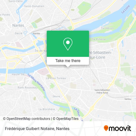 Frédérique Guibert Notaire map