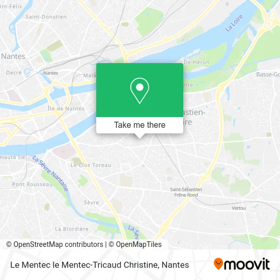 Le Mentec le Mentec-Tricaud Christine map