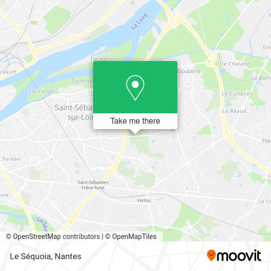 Le Séquoia map