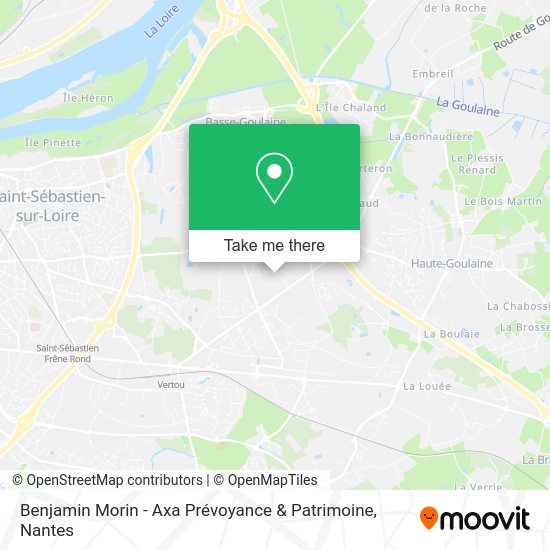 Benjamin Morin - Axa Prévoyance & Patrimoine map