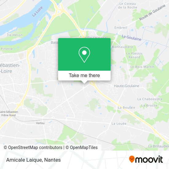 Amicale Laique map