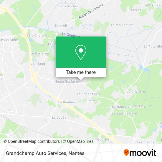 Grandchamp Auto Services map