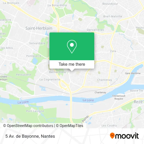 Mapa 5 Av. de Bayonne
