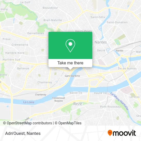 Mapa Adn'Ouest