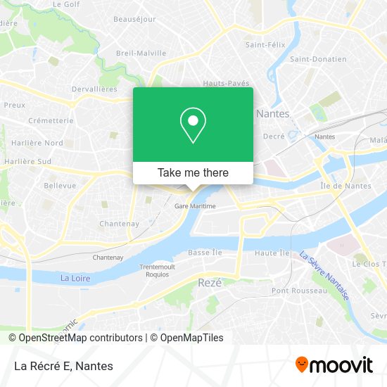 La Récré E map