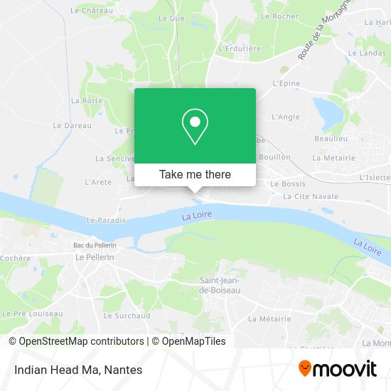 Indian Head Ma map