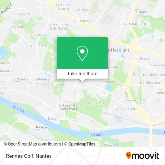Rennes Coif map