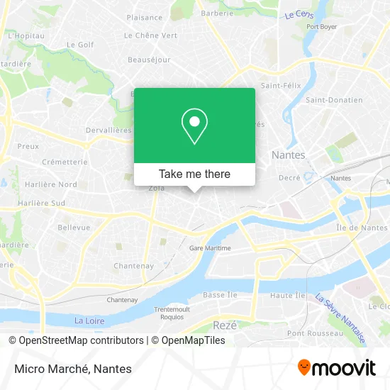 Mapa Micro Marché
