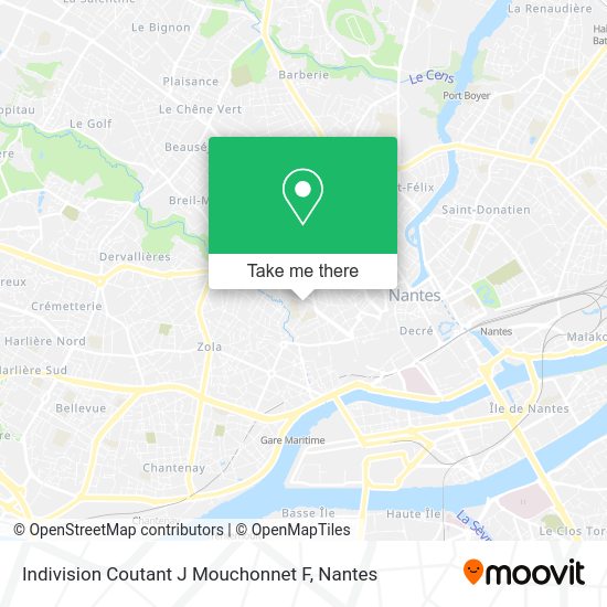 Indivision Coutant J Mouchonnet F map