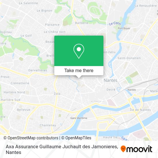 Axa Assurance Guillaume Juchault des Jamonieres map