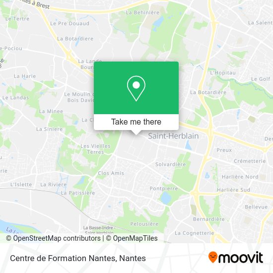 Centre de Formation Nantes map