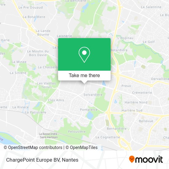 ChargePoint Europe BV map