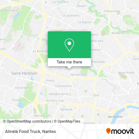 Alinélà Food Truck map