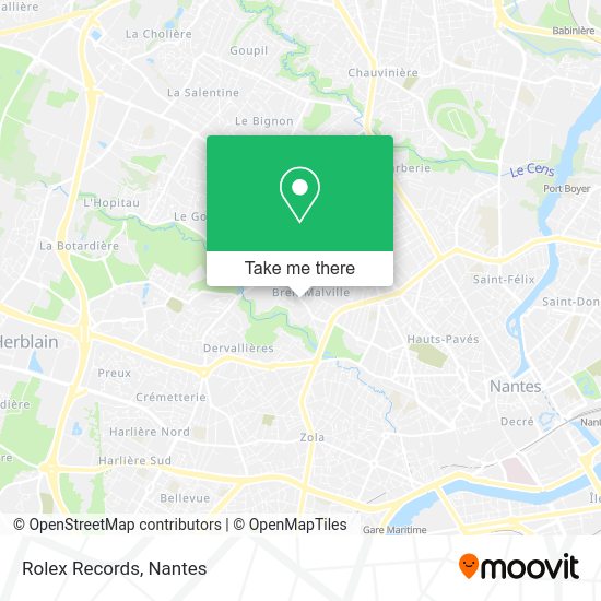 Rolex Records map