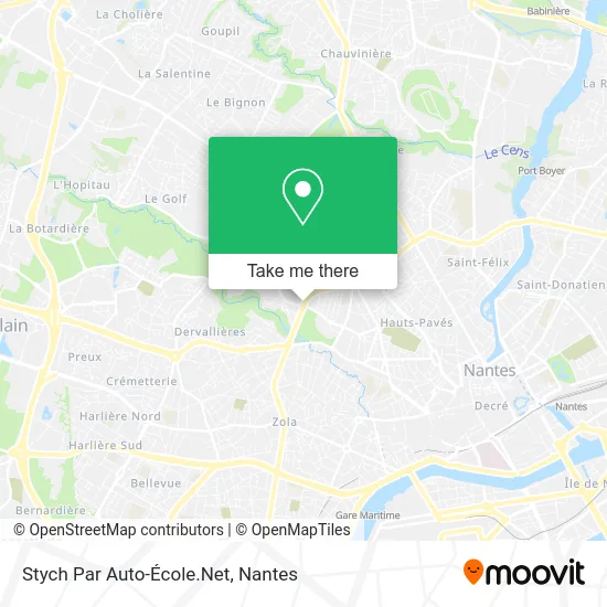 Mapa Stych Par Auto-École.Net