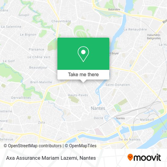 Axa Assurance Mariam Lazemi map