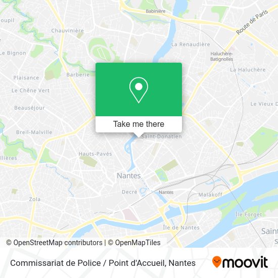 Commissariat de Police / Point d'Accueil map