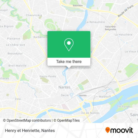 Mapa Henry et Henriette