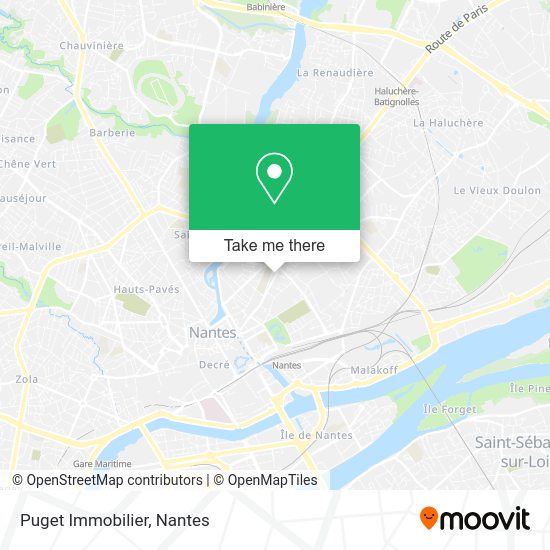 Puget Immobilier map