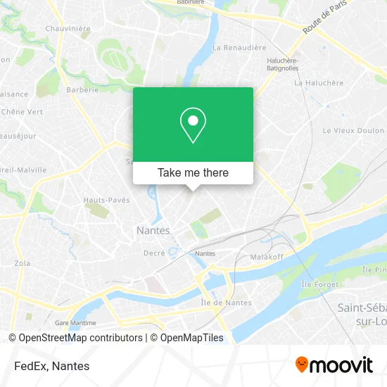 FedEx map