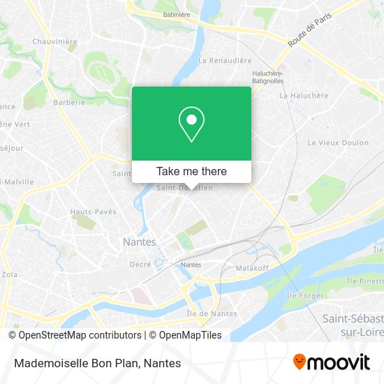 Mademoiselle Bon Plan map