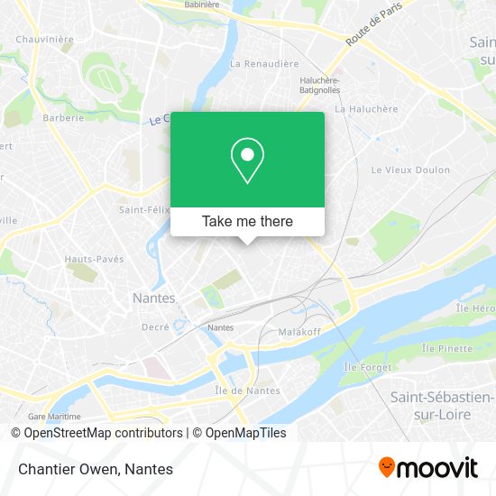 Chantier Owen map