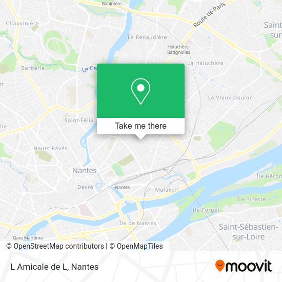 L Amicale de L map