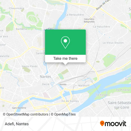 Mapa Adefi