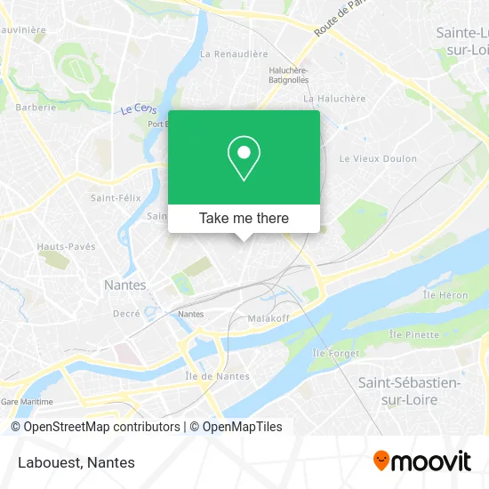 Mapa Labouest