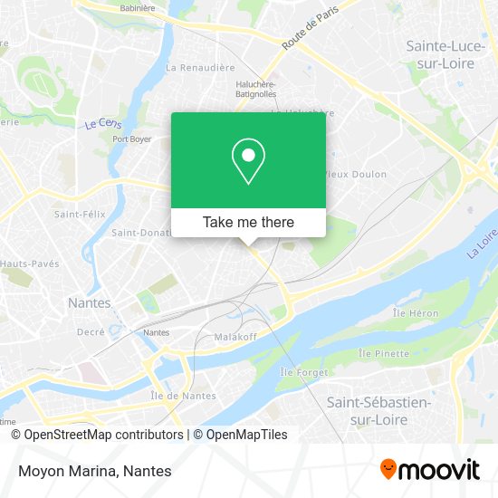 Moyon Marina map