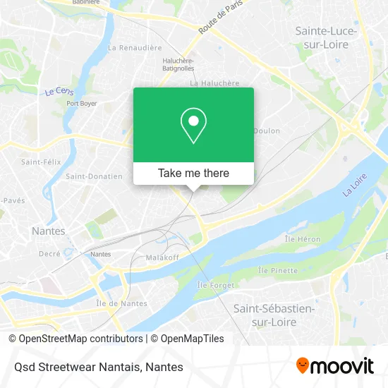 Qsd Streetwear Nantais map