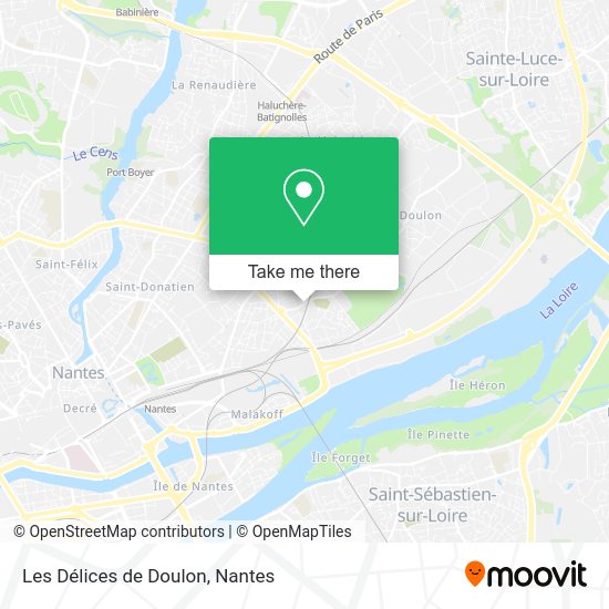 Les Délices de Doulon map